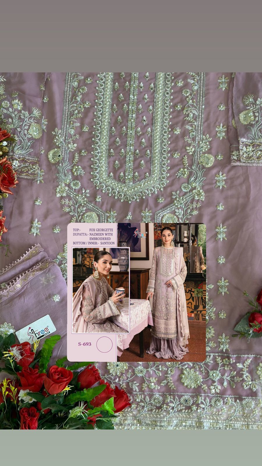 S -693 Exclusive Wear Wholesale Pakistani Salwar Suits Catalog 